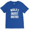 world`s okayest brother V-Neck Tee