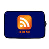rss feed me Laptop sleeve