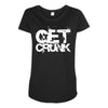 get crunk 2 Maternity Scoop Neck T-shirt