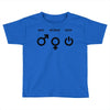 man woman geek symbols Toddler T-shirt