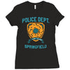 police dept Ladies Fitted T-Shirt