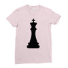 Chess King and Pawn Ladies Fitted T-Shirt