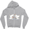 chicken fight Zipper Hoodie
