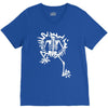 a skeleton crawling V-Neck Tee
