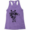 nerd giraffe Racerback Tank