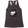 say no to doing things Racerback Tank