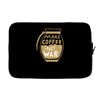 make coffee not war Laptop sleeve