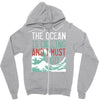 the ocean is calling Zipper Hoodie