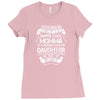 Super Cool Momma Of A Freaking Awesome Daughter Ladies Fitted T-Shirt