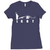 liberty gun beer Ladies Fitted T-Shirt