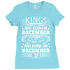 Real Kings Are Born On December 28 Ladies Fitted T-Shirt