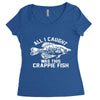 all i caught was this crappie fish Women's Triblend Scoop T-shirt
