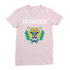 reindeer christmas Ladies Fitted T-Shirt