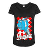 funny vespa chequer board, ideal gift or birthday present Maternity Scoop Neck T-shirt