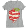 you are the apple of my eye Ladies Fitted T-Shirt