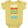 daddy you are my favorite superhero Baby Bodysuit
