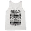 Real Kings Are Born On December 7 Tank Top