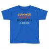 Summer Night Bonfires Beer Toddler T-shirt