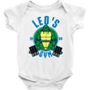 leo's gym Baby Onesie