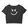 bon jovi smirk logo rock metal band Crop Top