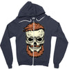 terror skull Zipper Hoodie