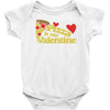 pizza is my valentine 2 Baby Bodysuit