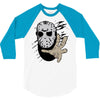 hockey mask halloween 3/4 Sleeve Shirt