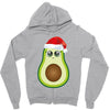 santa avocado Zipper Hoodie