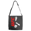 bruce lee family ufc Adjustable Strap Totes