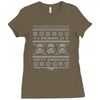 white christmas Ladies Fitted T-Shirt
