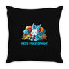 need more candy Throw Pillow