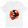 black attack V-Neck Tee