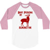deer hunter body piercing by remington black tee shotgun rifle hunting 3/4 Sleeve Shirt