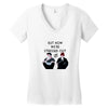 BUT NOW WE,RE STRESSED OUT Women's V-Neck T-Shirt