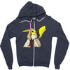 pikachu jedi marron Zipper Hoodie