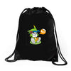 rufu  the green wolf Drawstring Bags