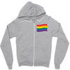 Rainbow Flag Zipper Hoodie