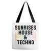 Sunrises House &amp; Techno Tote Bags
