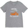 riding with husband V-Neck Tee