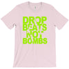 dub step drop beats not bombs black light skrillex ink hiphop dance T-Shirt
