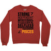 Strong Independent Motivated Pisces Crewneck Sweatshirt
