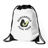 Guacamole Fuck Yeah Drawstring Bags