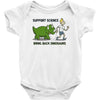 bring back dinosaurs Baby Bodysuit
