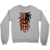 skull us flag Crewneck Sweatshirt