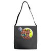 rocket raccoon Adjustable Strap Totes