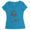 bruiser brody wrestling legend 80s wrestler fan Women's Triblend Scoop T-shirt