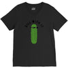 dill with it black logo V-Neck Tee