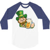 saint patrick day 3/4 Sleeve Shirt