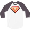 nwt iron man classic heart core glow in dark marvel 3/4 Sleeve Shirt