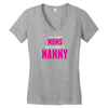 Only The Best Moms Get Promoted To Nanny Women's V-Neck T-Shirt